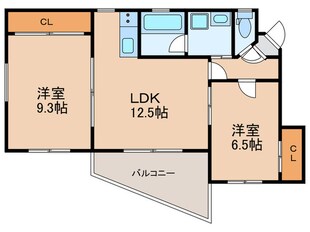 イーストヒルズ東山元町の物件間取画像